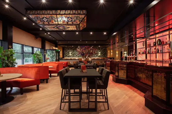 Interieur van restaurant The Park